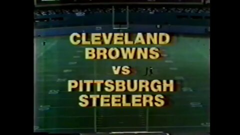 1976-09-19 Cleveland Browns vs Pittsburgh Steelers