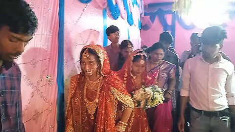 bride entry in Bihar india.