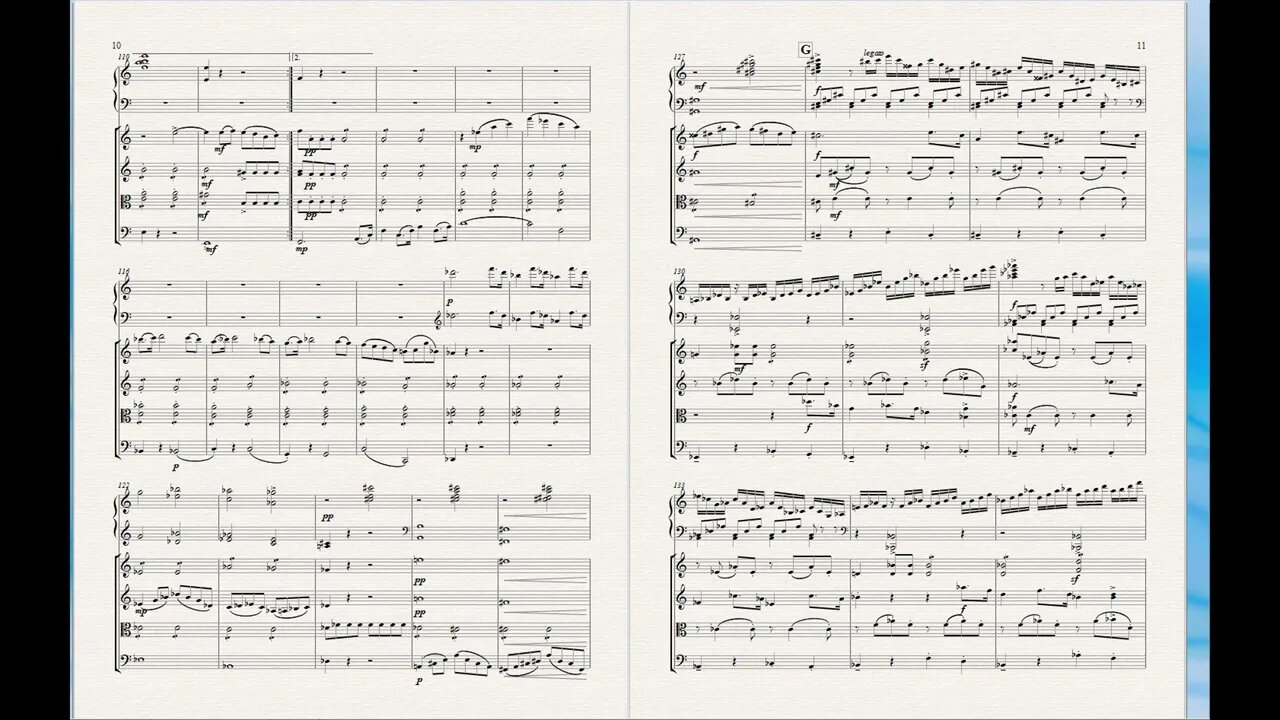 Quintet No. 1 for Piano & Strings in A Minor, Op. 5 (2009)