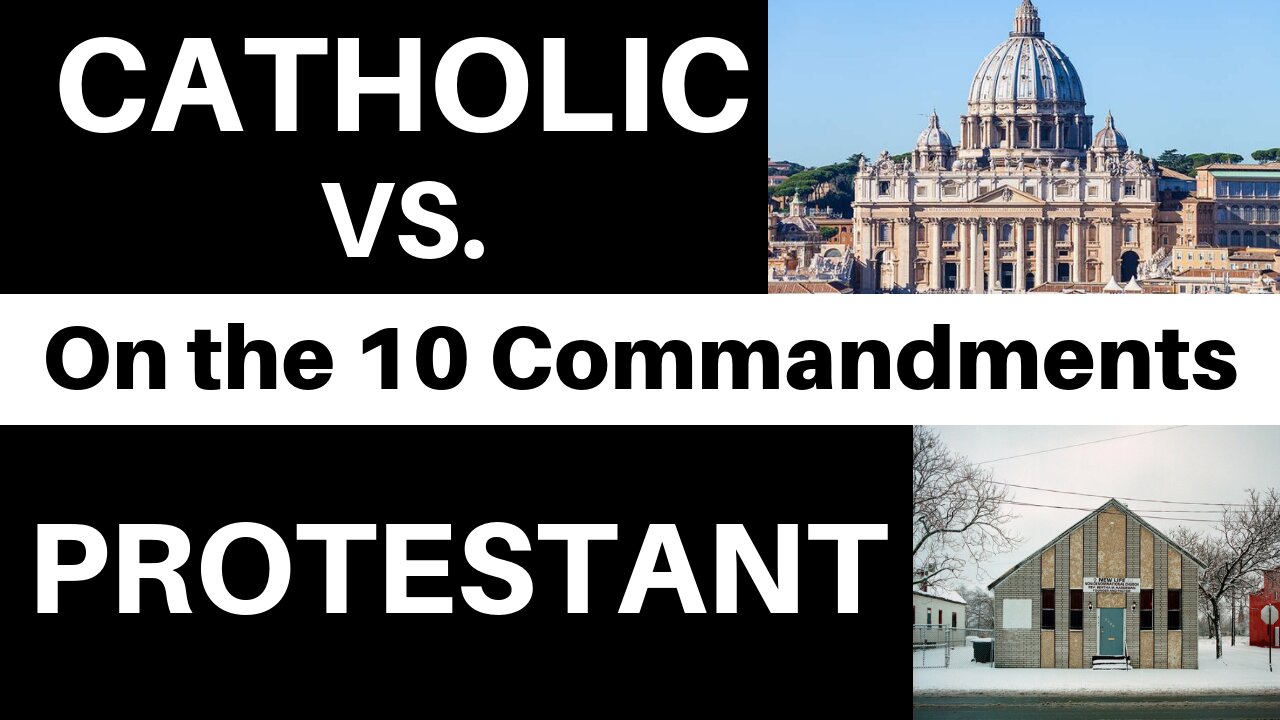 Ten Commandments Catholic Vs. Protestant (Did Catholics change the 2nd commandment?)