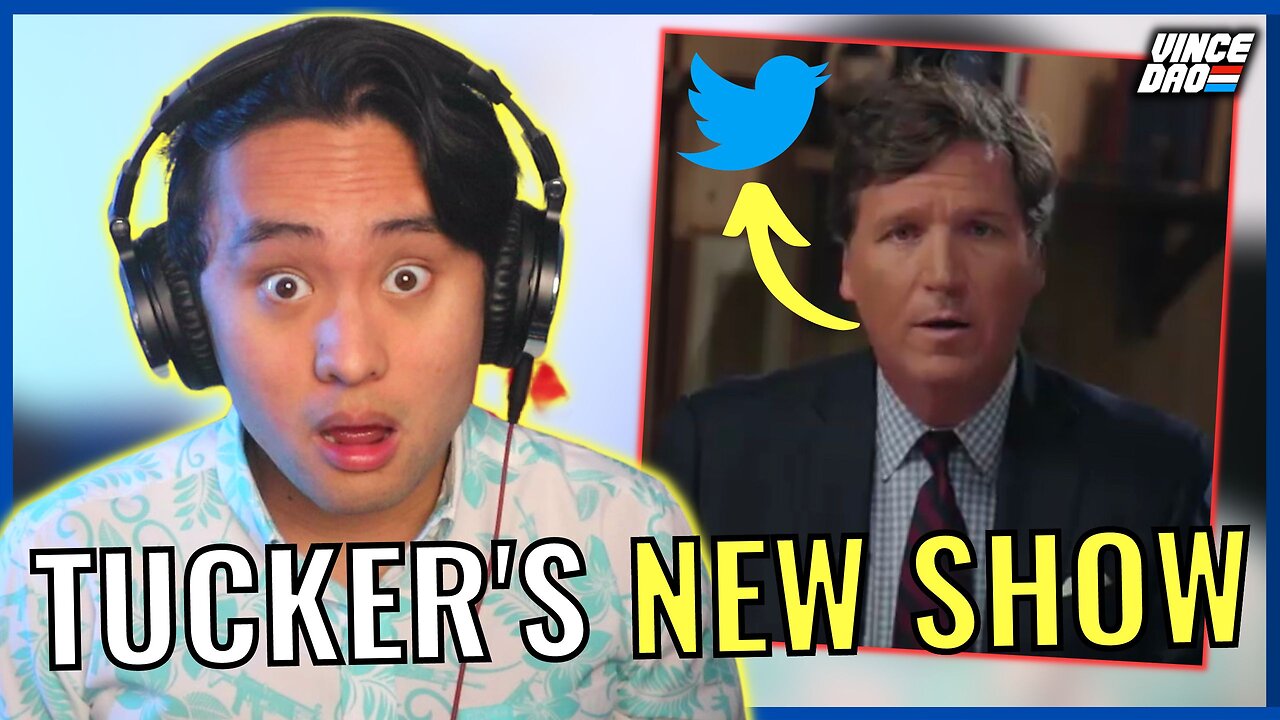 Reacting to Tucker Carlson's FIRST NEW SHOW on Twitter..