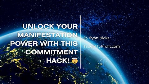 Unlock Your Manifestation Power with THIS Commitment Hack! 🤯