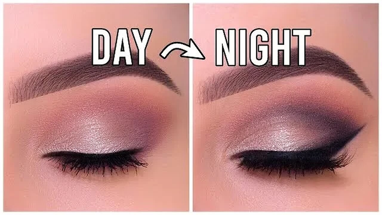 Step By Step Daytime to Nightime Eye Makeup Tutorial