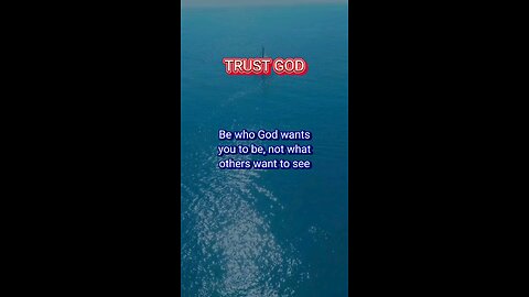 TRUST GOD