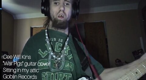 Cyraxx aka Shadowblade YouTube 04-08-24 War pigs guitar cover