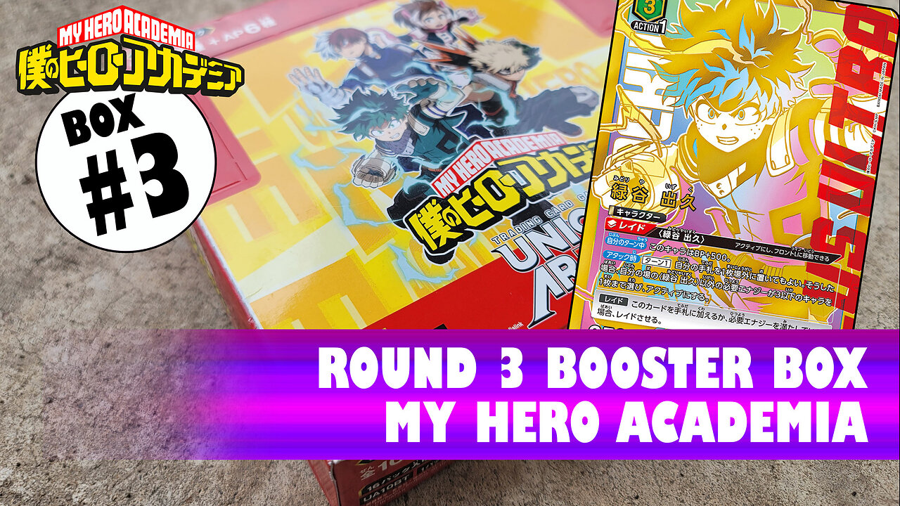 Opening My Hero Academia Union Arena Booster Box #3