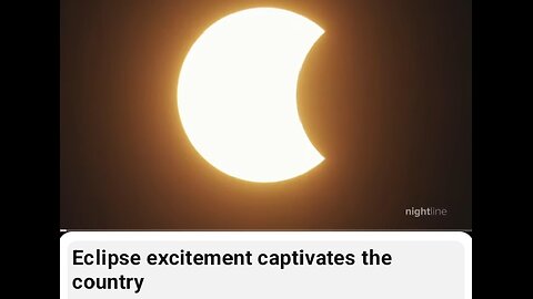 Eclipse excitement captaines the country