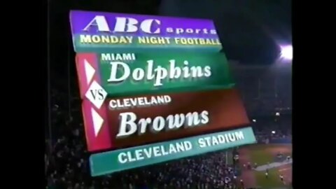 1992-09-14 Miami Dolphins vs Cleveland Browns