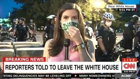BREAKING! REPORTERS ORDERED TO LEAVE WHITE HOUSE! WHILE PROTESTERS TEAR DOWN STATUE OUTSIDE!