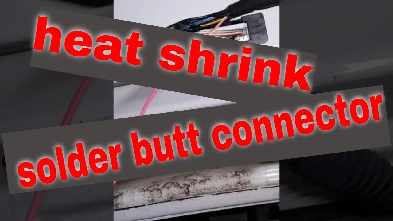 heat shrink and solder in one shot #shorts wiring all in one shot with a heat gun