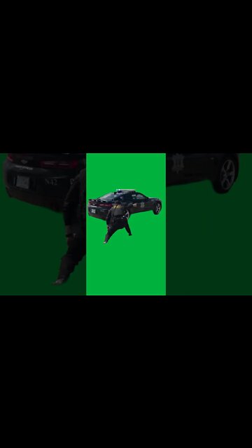 Green Screen – Cop racing
