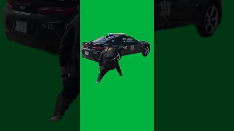 Green Screen – Cop racing