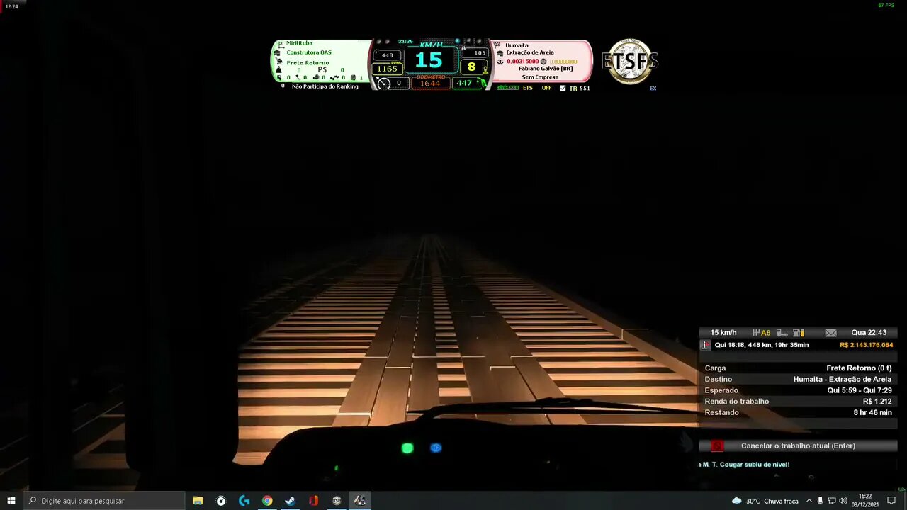 MIRITITUBA x HUMAITÁ - RC BRASIL - EURO TRUCK SIMULATOR 2 1.42 OFÍCIAL