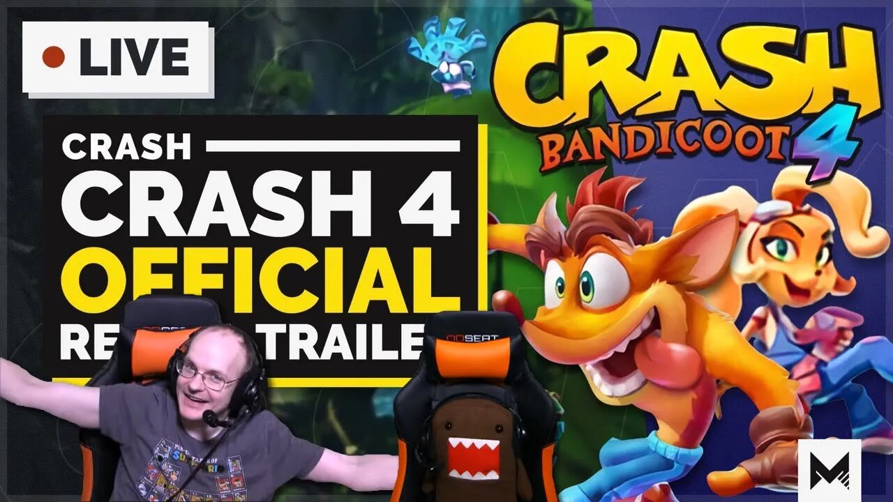 Mew2King & Domo React to the Crash 4 Reveal!