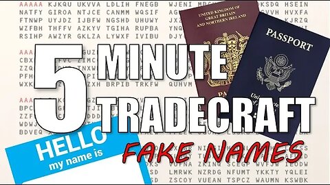 5 Minute Tradecraft - Fake Names