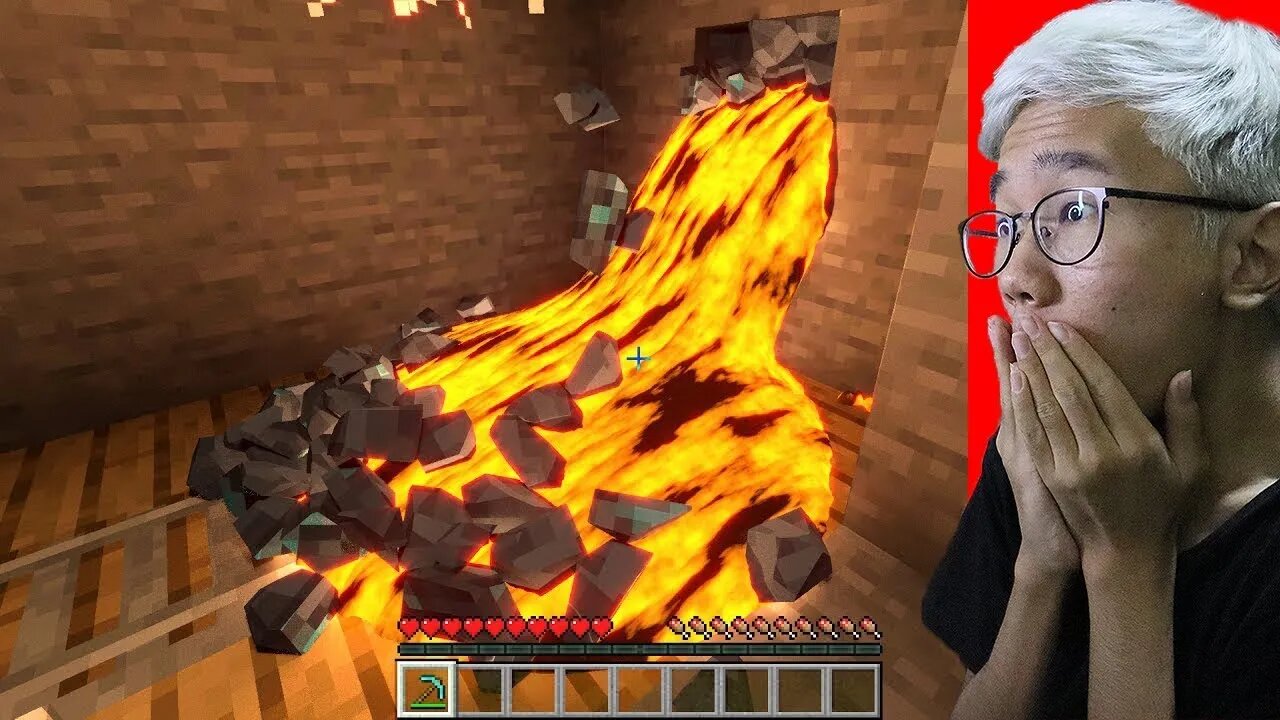 Minecraft Realistic Lava 4137°C !!