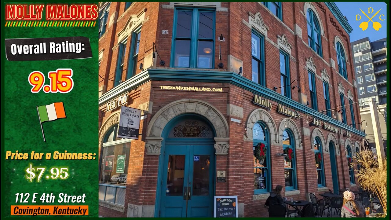 The Drunken Mallard visits Molly Malone's in Covington, KY