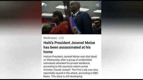 HAITI PRESIDENT ASSASSINATED