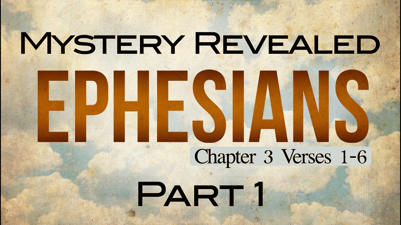 CFC Sunday Sermon - August 27, 2023 - Mystery Revealed Part 1