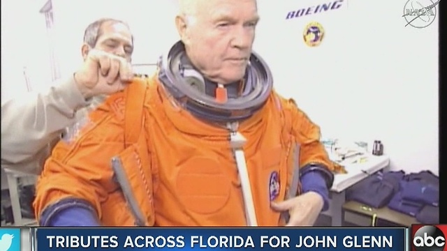 Tribute across Florida for John Glenn