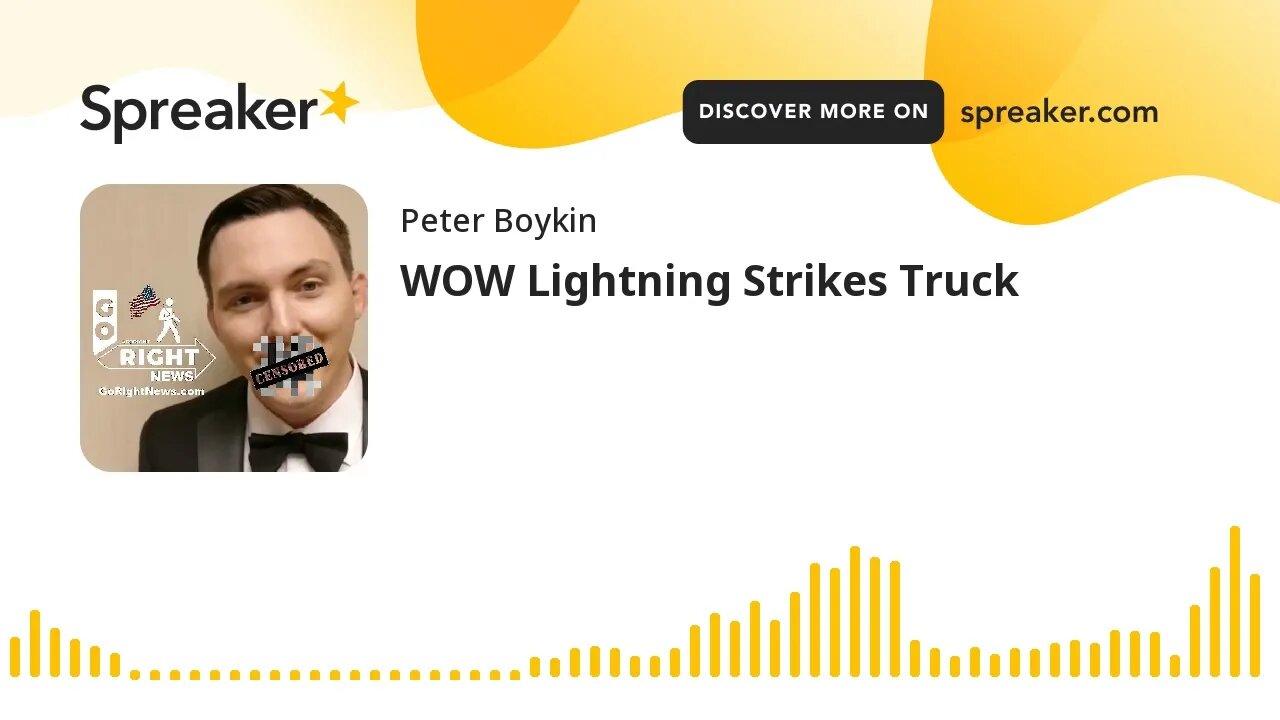 WOW Lightning Strikes Truck