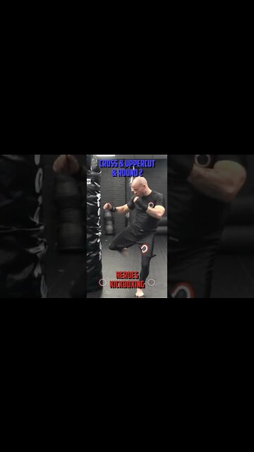 Heroes Training Center | Kickboxing & MMA "How To Double Up" Cross & Uppercut & Round 2 | #Shorts
