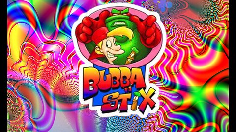 Playing an old Bubba 'N' Stix game for Sega