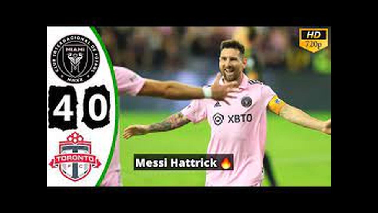 Inter Miami vs Toronto 4-0 - All Goals & Highlights - 2023