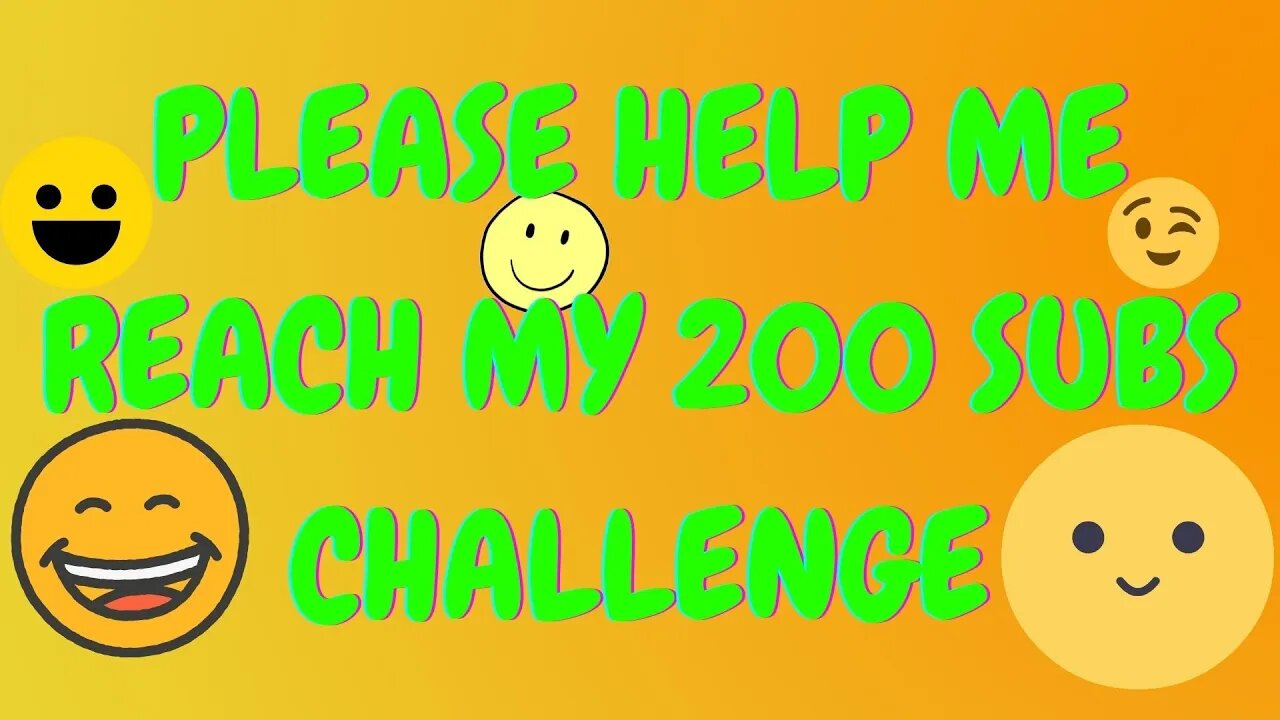 URGENT NEED OF 200 SUBSCRIPTIONS PLEASE WATCH