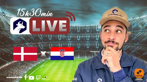 ⚽️ Trading Esportivo AO VIVO - Dinamarca x Croácia - Liga das Nações da UEFA - Europa ⚽️