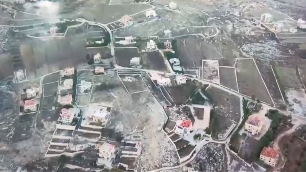 #IDF , #jewish, #military, blows up entire, #Lebanese, village,