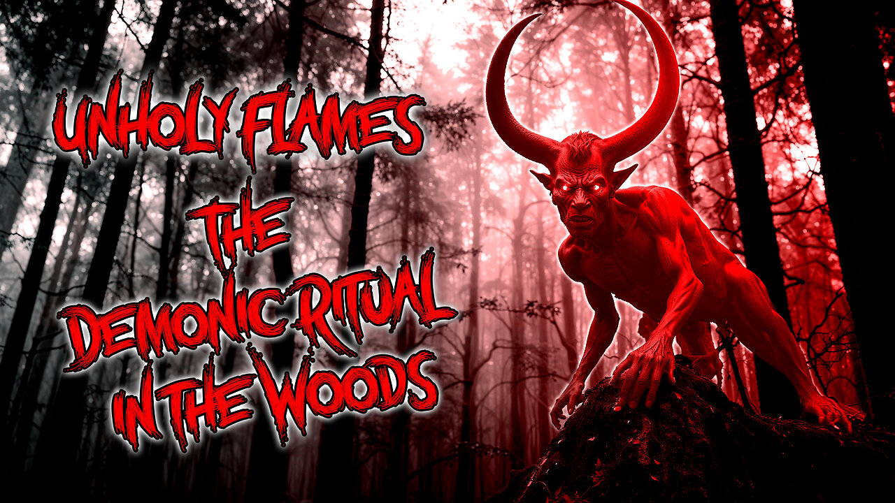 Unholy flames the demonic ritual in the woods - horror story video