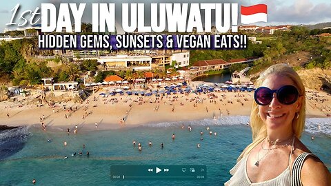 First Day in Uluwatu | Hidden Gems, Sunset at Dreamland Beach & Vegan Eats! | Indonesia! 🌴✨