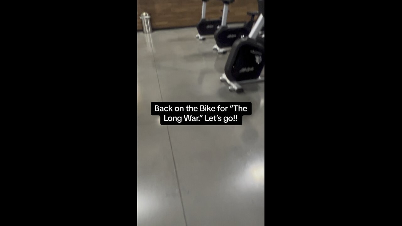 20240320 Day 710 Part-1 - The Long War, - LifeFitness Bike Conditioning,