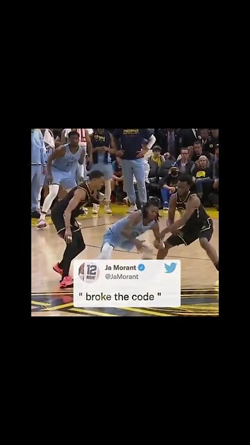 Ja Morant's Deleted Tweet on Jordan Poole after Knee Injury.