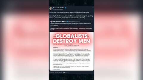 Globalists Destroying Men - INFOWARS on X