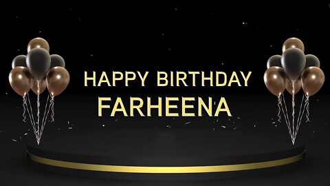 Wish you a very Happy Birthday Farheena