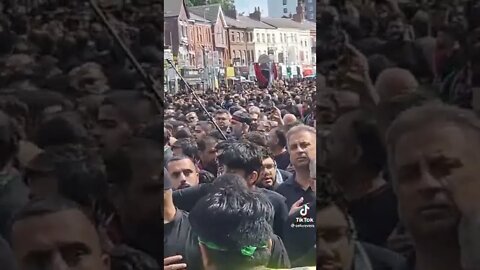 This is England with islamists in rage