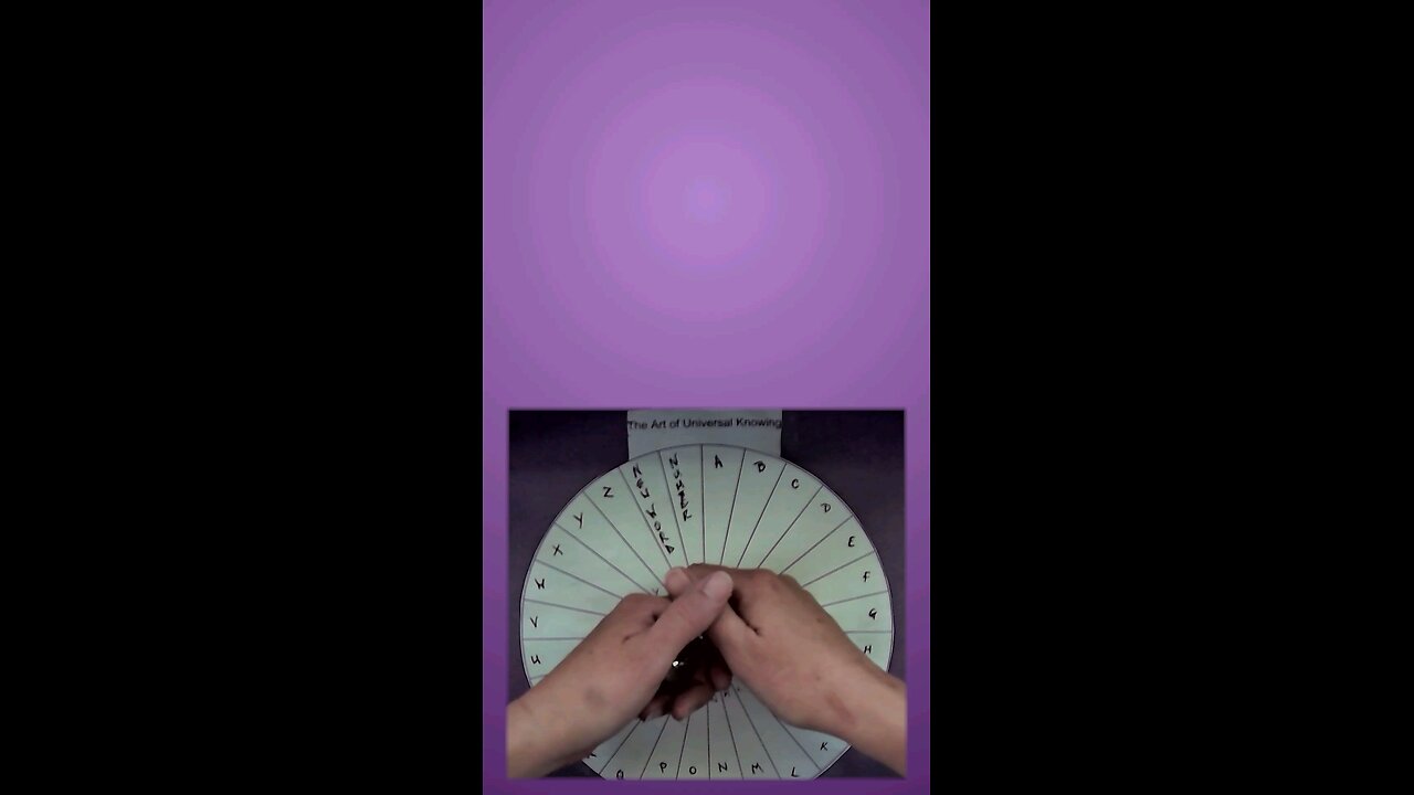 Today's message using The Art of Universal Knowing