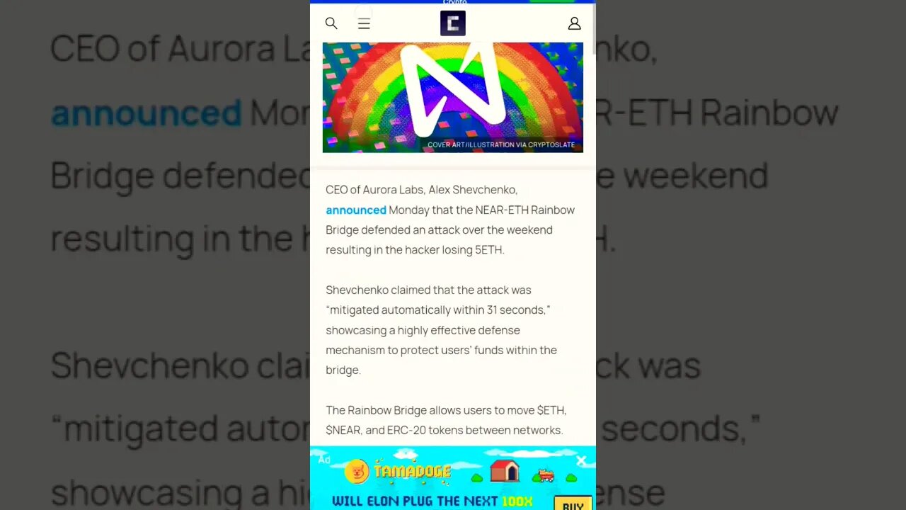 NEAR PROTOCOL JUST BECAME MORE VALUABLE #nearprotocol #near #neartoken #altcoinportfolio #altcoin