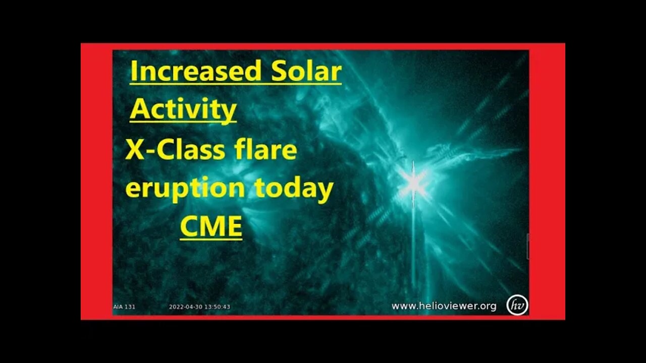 X flare, and possible Halo CME