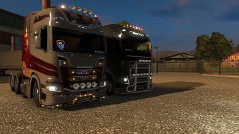 EURO TRUCK SIMULATOR 2 #5 LÁ CONSEGUIMOS GANHAR DINHEIRO PARA COMPRAR O NOSSO 1º CAMIÃO