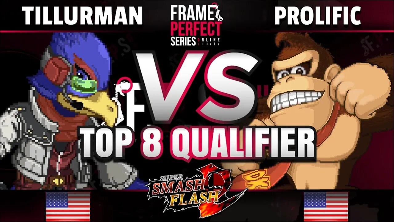 FPS6 Online - AFM | Tillurman (Falco) vs. IC3 | Prolific (DK) - Super Smash Flash 2 Top 8 Qualifier