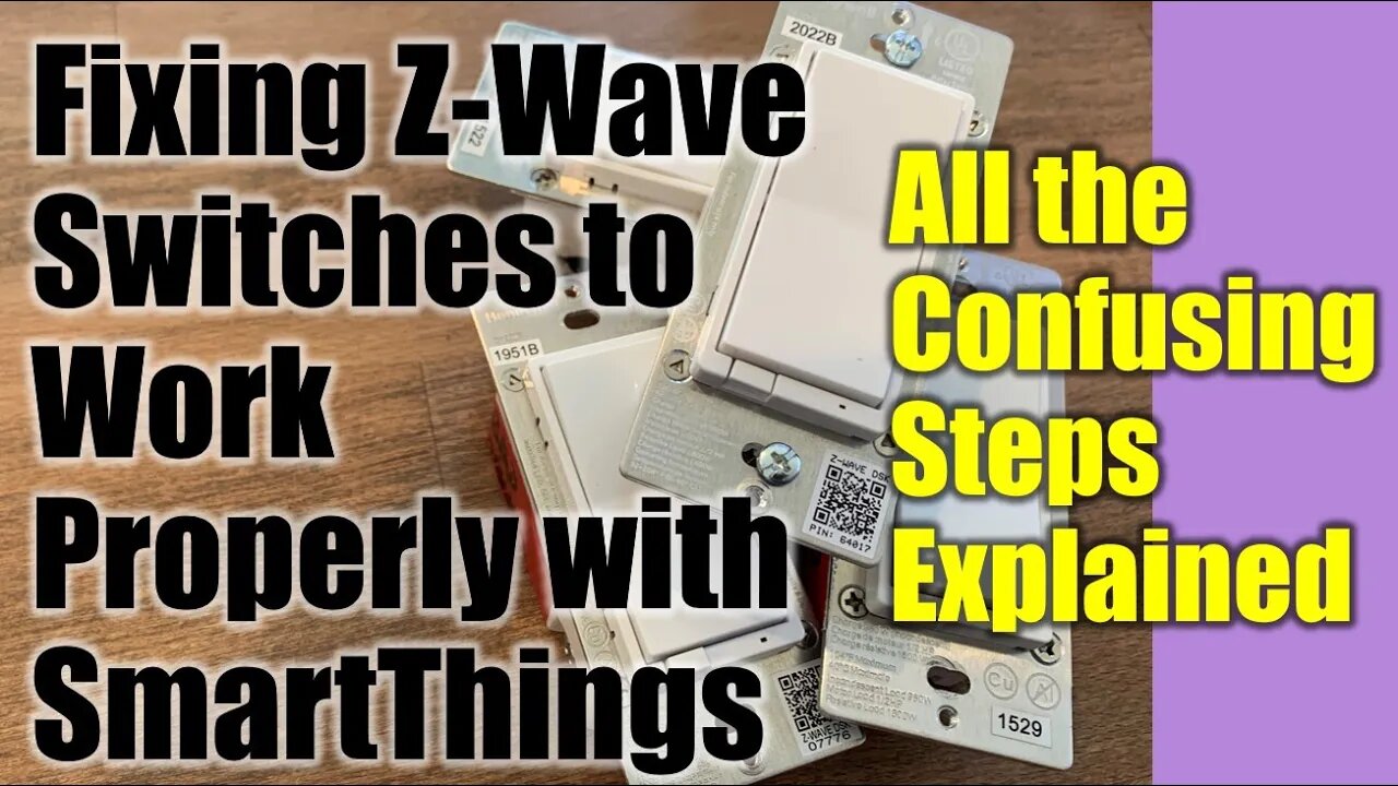 Z-Wave ● Pair, Reset, Exclude and Configure Dimmer and Relay Switches with SmartThings ✅ Zwave