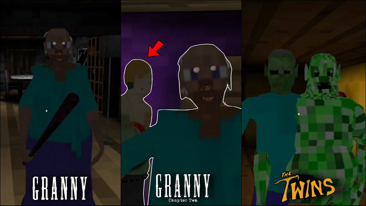 Granny 1.8 & The Twins In Minecraft Mods