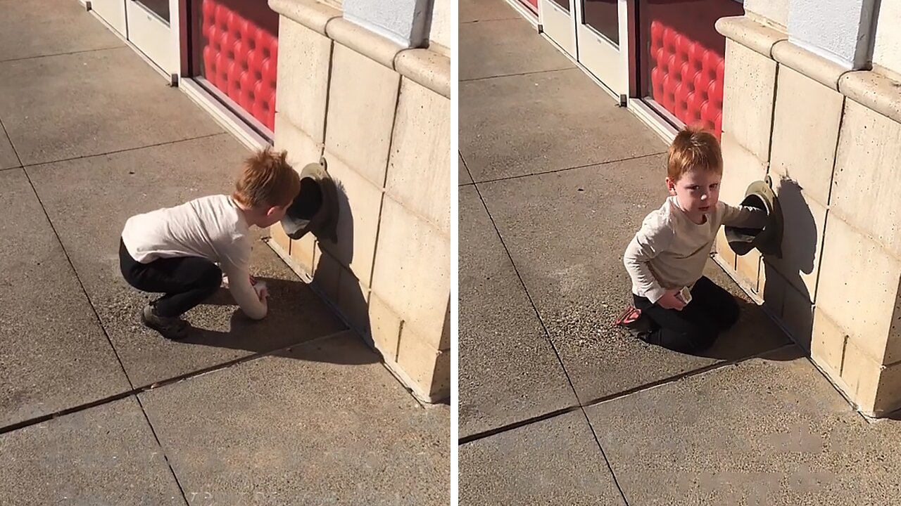 Boy Has Funny Habit Of Calling Out For Jesus In Every Sewer