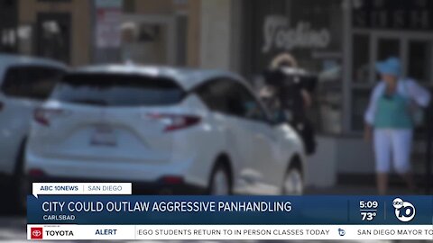 Carlsbad could outlaw aggressive panhandling