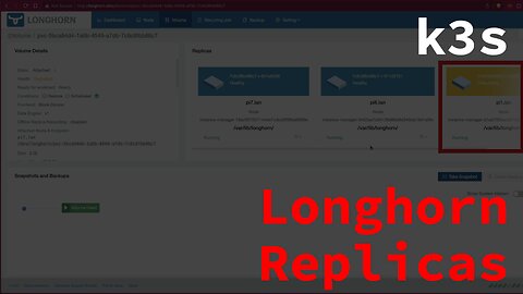 Watch Volume Go from Degraded to Healthy - Longhorn + k3s