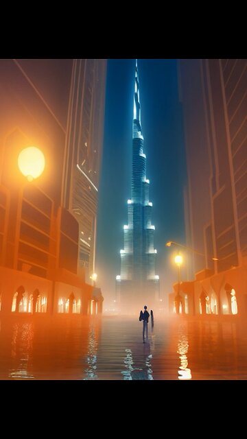 CRAZY AI VIDEO OF DUBAI #dubai #dubaicity
