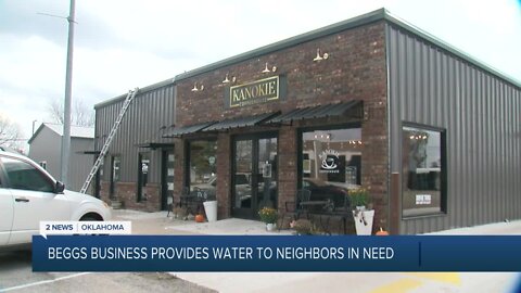 Beggs business provides water to neighbors in need